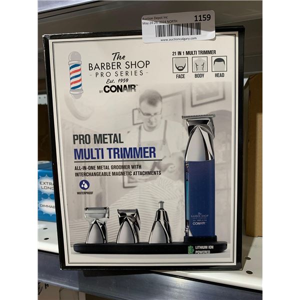 The Barber Shop Pro Series by Conair Pro Metal Multi Trimmer
