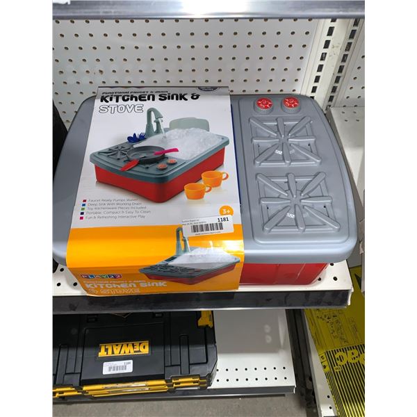 Play22 Functional Faucet & Drain Kitchen Sink & Stove