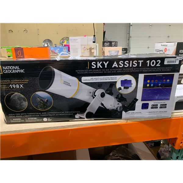 National Geographic Sky Assist 102 Astronomy Telescope