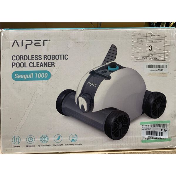 Aiper Cordless Robotic Pool Cleaner Seagull 1000