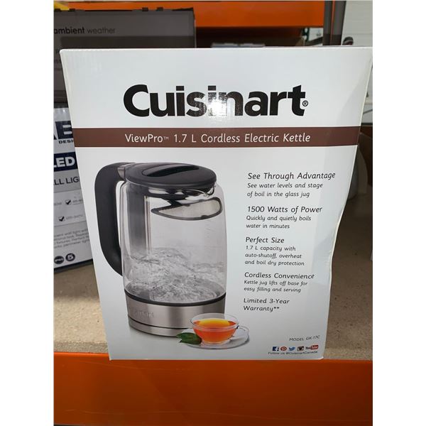 Cuisinart VeiwPro 1.7L Cordless Electric Kettle