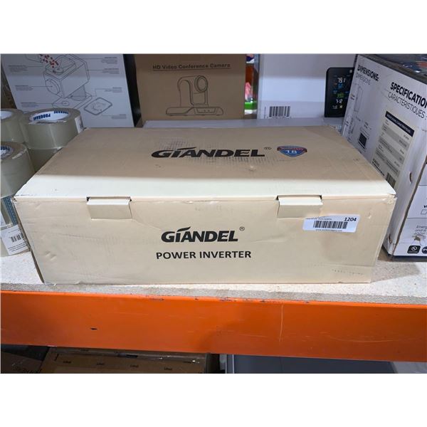GIANDEL 2000 Watt Power Inverter 12V DC to 110V 120V AC Listed by CETL Standard with Remote Control