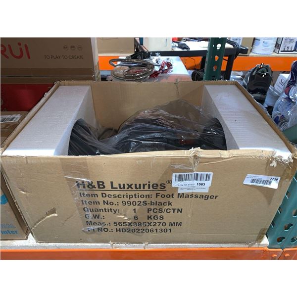 H&B Luxuries Shiatsu Kneading Rolling Foot Massager Personal Health Studio ZH-9902-red