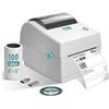 Image 1 : Hotlabel S8 White Shipping Label Printers - 152mm/s 4×6 High-Speed Direct USB Thermal Label Printer 