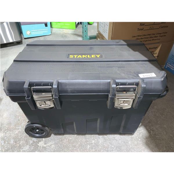 Stanley pro mobile job chest. Rolling and portable tool box