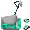 Image 1 : Litheli Cordless Snow Shovel, 20V 12-Inch Battery Powered Snow Thrower, Battery Snow Blower with Aux