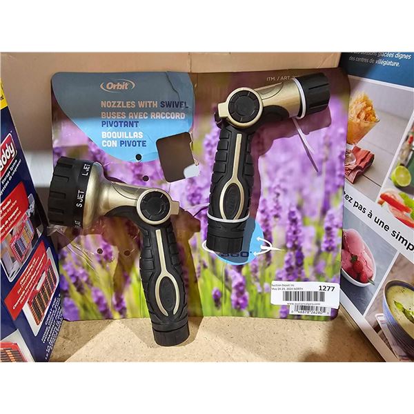 Orbit 2 pack Hose Nozles with Swivel