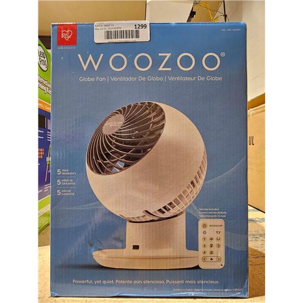 Woozoo globe fan with remote