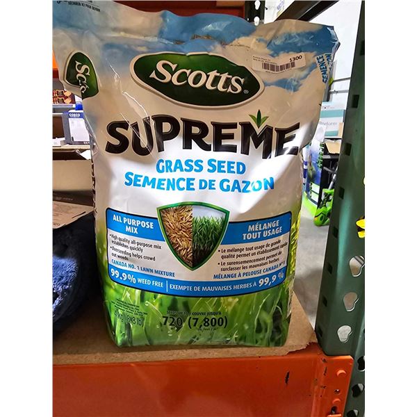 Scotts Supreme Grass Seed 4kg