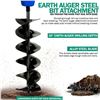 Image 2 : Landworks 8" Earth Ice Auger Power Head Heavy Duty Eco-Friendly Electric with Brushless Motor 2Ah Ba
