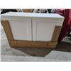 Image 1 : 36x13x24" White Hanging Wall Cupboards