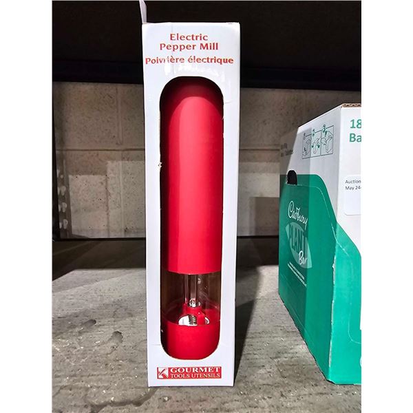 Gourmet Tools & Utensils Electric Pepper Mill