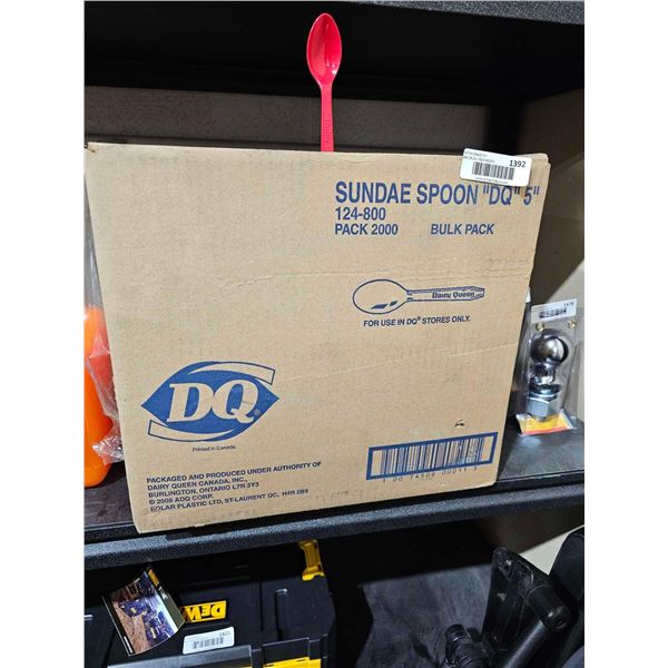Dairy Queen Branded 5" Spoons 2000 Count