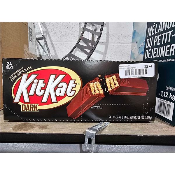 Kitkat Dark Candy Bars 24x51g