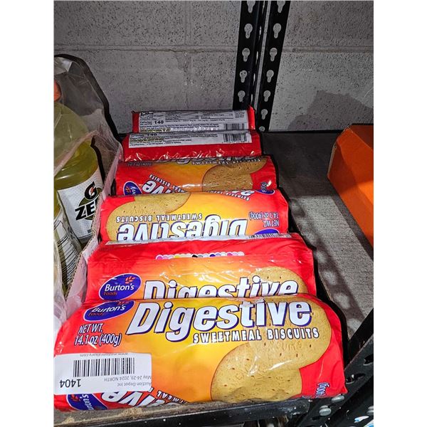 Burton's Digestive Sweetmeal Biscuits 6x400g