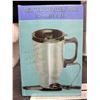 Image 1 : Heated stainless steel travel coffee mug