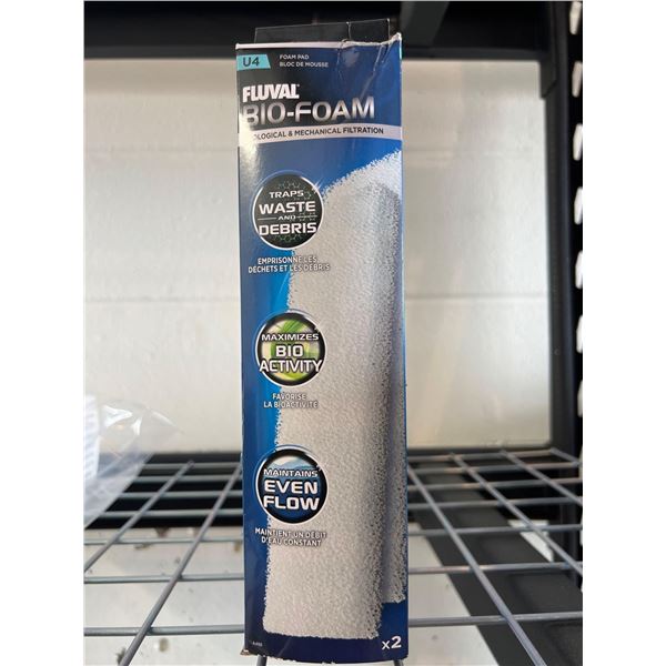 Fluval U4 bio-foam aquarium filter replacement. Lot of 3