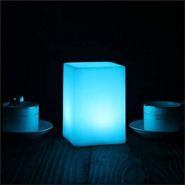 Mr.Go 6-inch Colour Changing LED Cube Light, 16 Colors LED Light Cube w/Remote