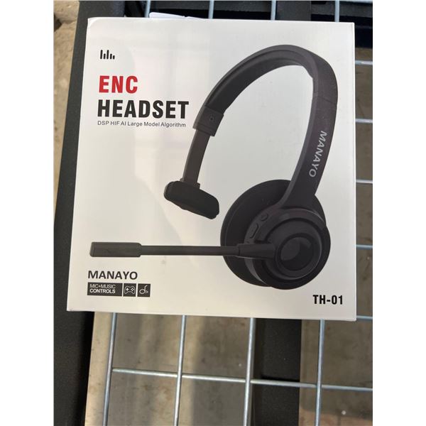 Manayo TH-01 ENC headset with built in microphone