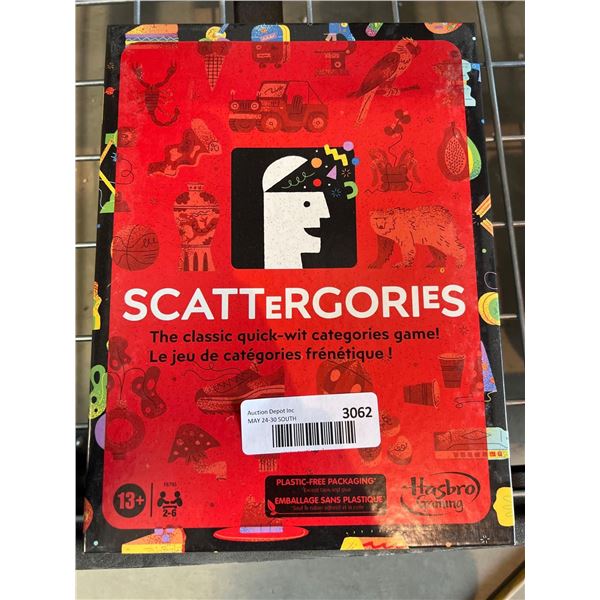 Scattergories classic quick wit categorie game