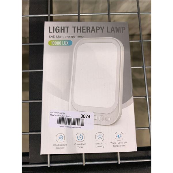Light therapy lamp, daylight simulation lamp