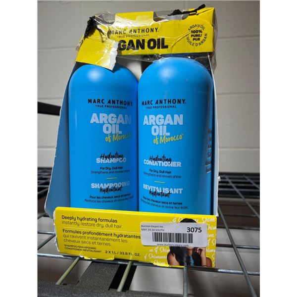 Marc Anthony argan oil hydrationg shampoo and conditioner