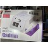 Image 3 : Cadrim Electric Nail Drill, Adjustable Nail File Machine Set with Sanding bands for Manicure Pedicur