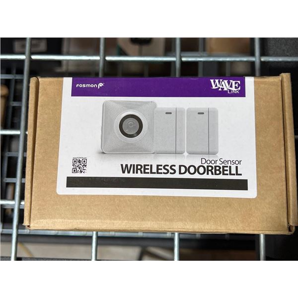 Fosmon wave link wireless doorbell kit