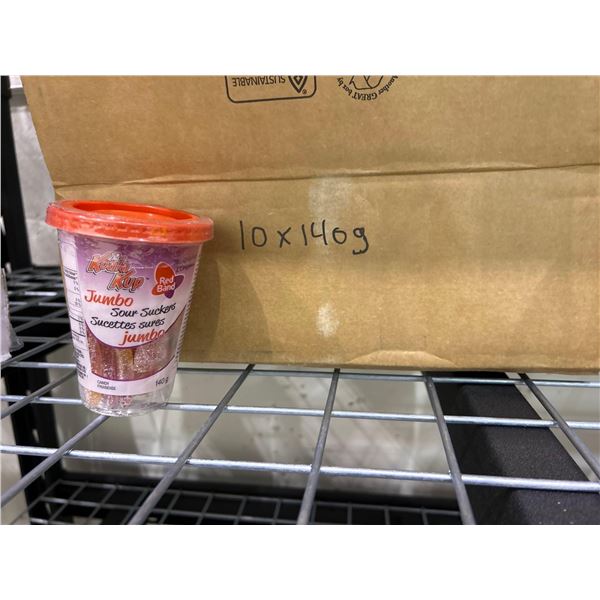 Koala Kup jumbo sour suckers 10x140g