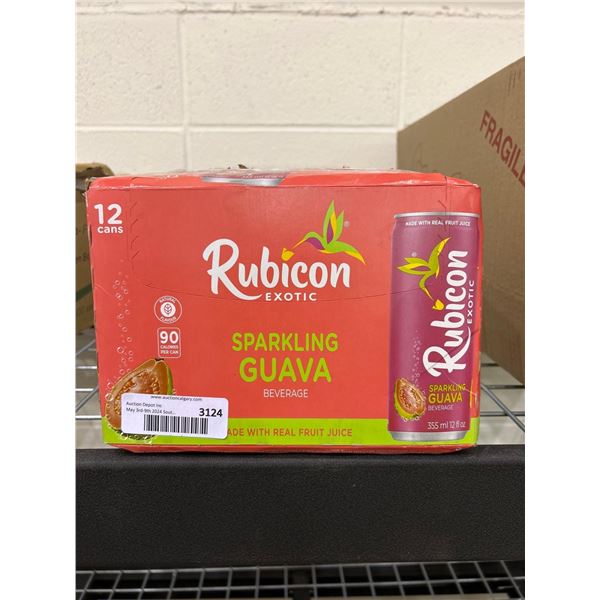 Rubicon Exotic sparkling guava beverage 12x355ml