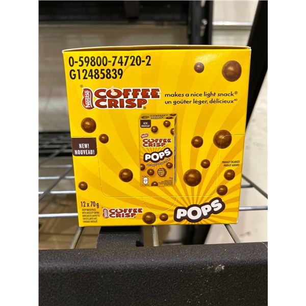 Coffee Crisp pops chocolate snacks 12x70g