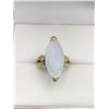 Image 1 : Natural Moonstone Oval Cut 16,32 Carat Solitaire Ring .925 Silver Mount with Appraisal $1600.00