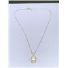 Image 1 : Ladies 1.0 Carat Brilliant Round Solitaire Pendant & Box Link .925 Silver Chain Gift set