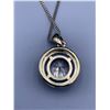 Image 3 : Ladies 1.0 Carat Brilliant Round Solitaire Pendant & Box Link .925 Silver Chain Gift set