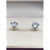 Image 1 : Classic Round Cut Brilliant 1.0 carat Solitaire Stud Earring Set