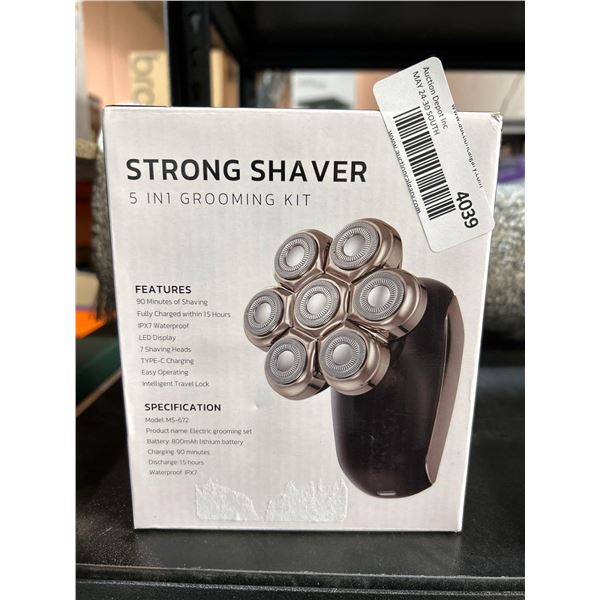 Strong shaver 5 in 1 grooming kit