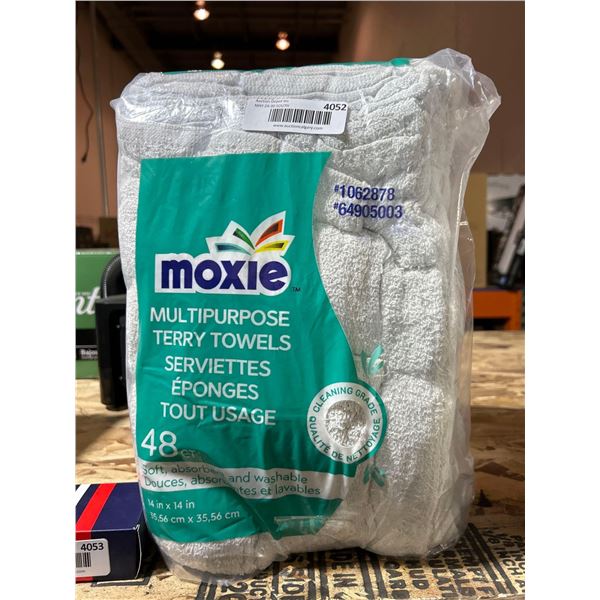 Moxie multi purpose terry towels. Pack of 48 towels