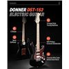 Image 1 : Donner DST-152B black electric guitar
