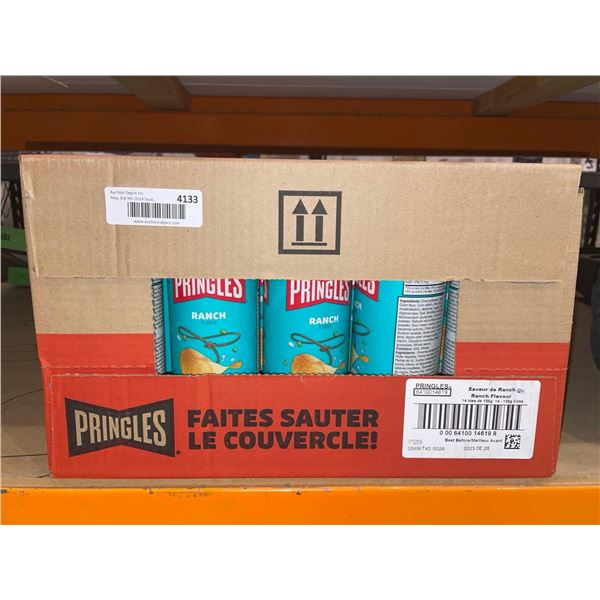 Pringles ranch flavor chips 14x156g