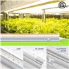 Image 1 : Monios-L T5 LED Grow Lights 2ft, 2900K Warm White Light, 60W(6x10W),Full Spectrum Sunlight Replaceme