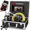 Image 1 : Sanyipace WiFi Wireless Sewer Camera 100FT/30M, Waterproof Drain Camera, 7'' Detachable LCD Screen, 