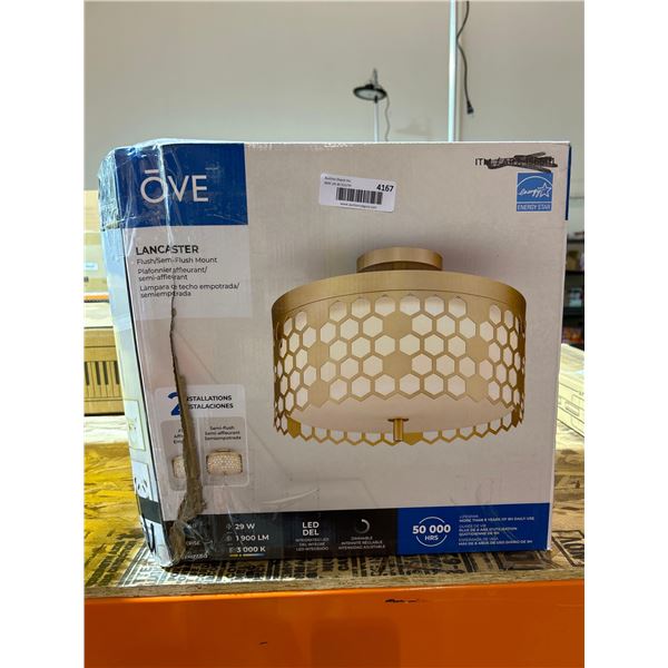 OVE Lancaster flush/semi flush mount ceiling light