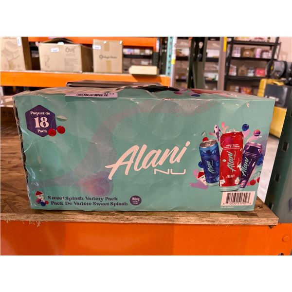 Alani Nu energy drink sweet splash variety pack 18x355ml