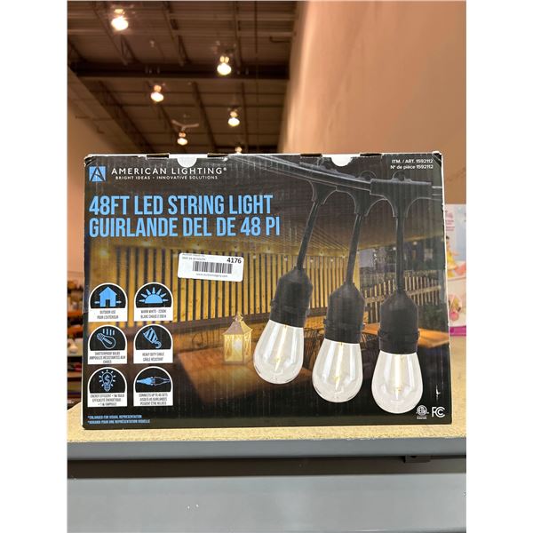 American Lighting 48ft LED string lights