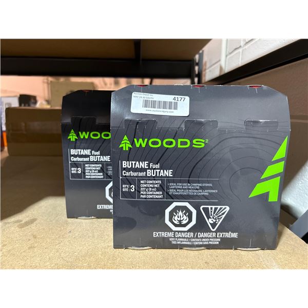 Woods butane fuel 6x227g