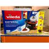 Image 1 : Vileda easy wring spin mop and bucket system with 2 extra mop heads