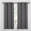 Image 1 : NICETOWN Thermal Insulated Grommet Blackout Curtains for Bedroom/Living Room/Kitchen Rideaux occulta