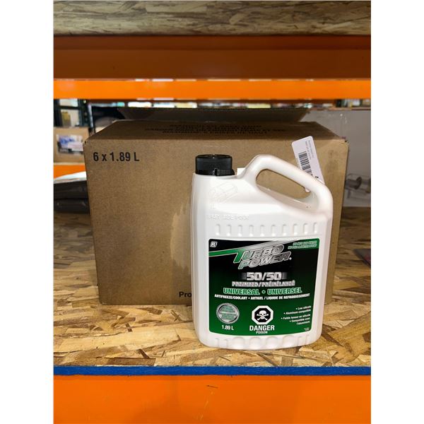 Turbo Power 50/50 premixed antifreeze / coolant 6x1.89L