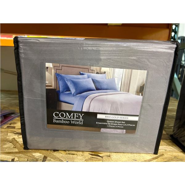 Comfy Bamboo World 8800 gold series Queen size sheet set