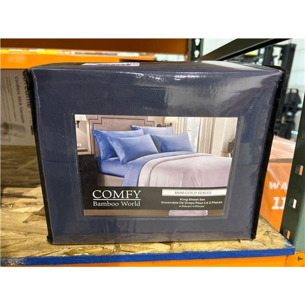 Comfy Bamboo World 8800 gold series King size sheet set